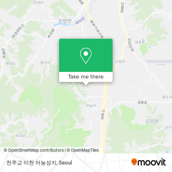 천주교 이천 어농성지 map