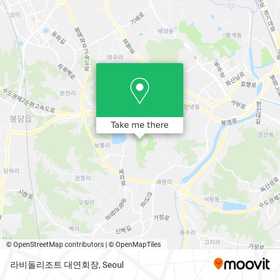 라비돌리조트 대연회장 map