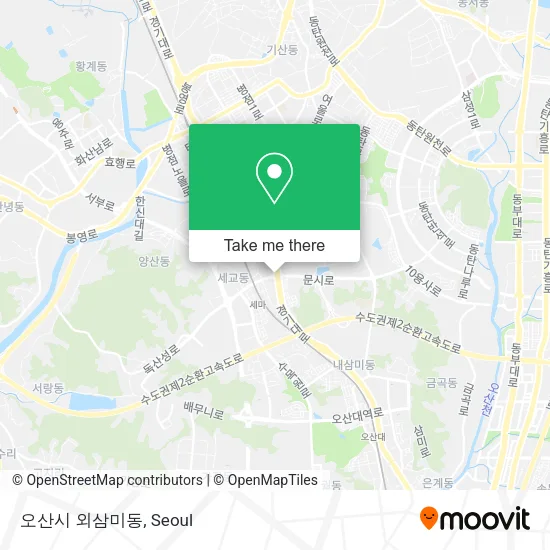 오산시 외삼미동 map