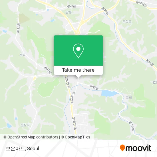 보은마트 map