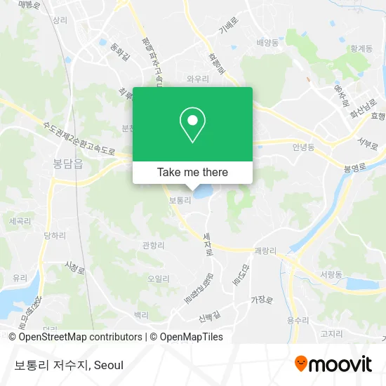 보통리 저수지 map
