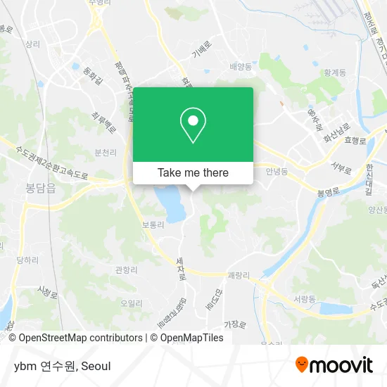 ybm 연수원 map