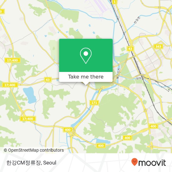 한강CM정류장 map