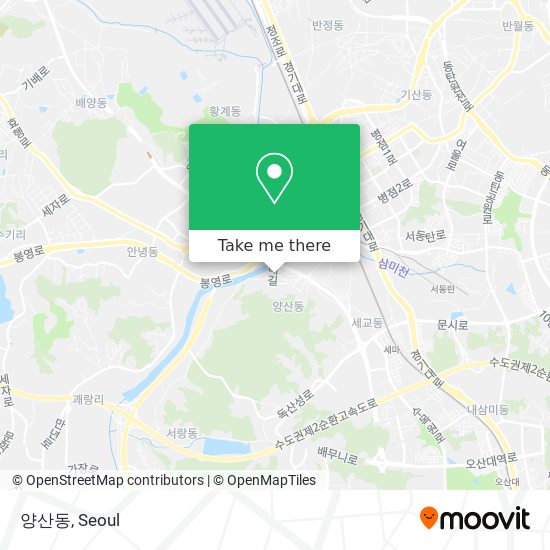 양산동 map