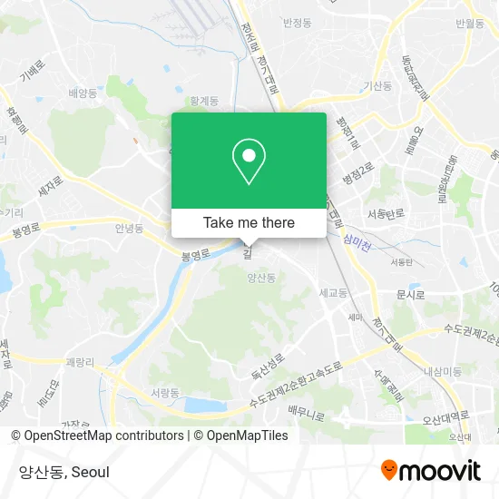 양산동 map