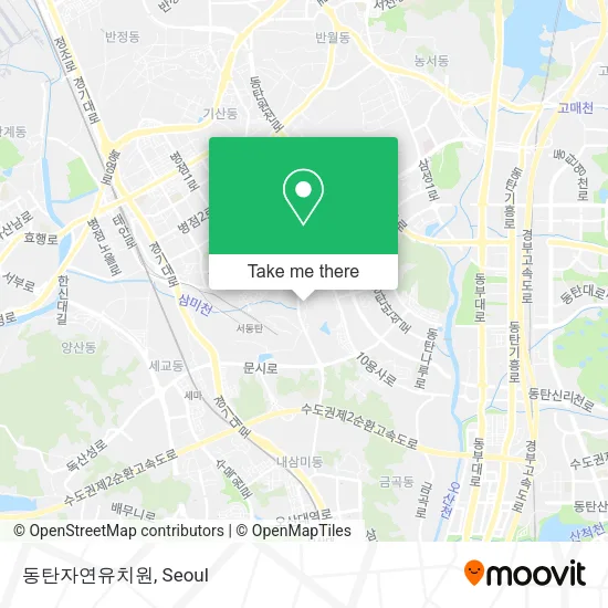 동탄자연유치원 map