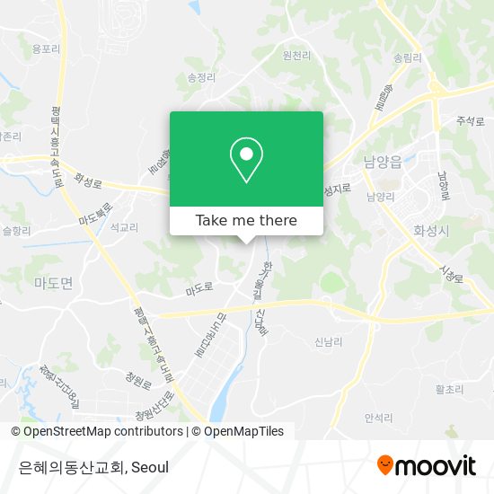 은혜의동산교회 map