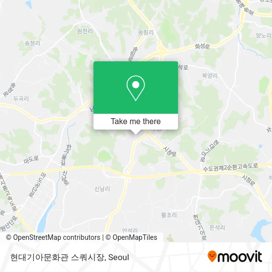 현대기아문화관 스쿼시장 map