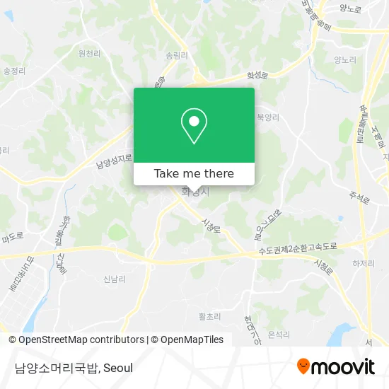 남양소머리국밥 map