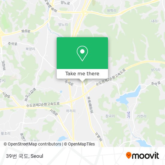 39번 국도 map