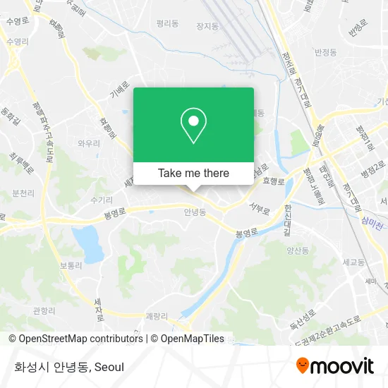 화성시 안녕동 map
