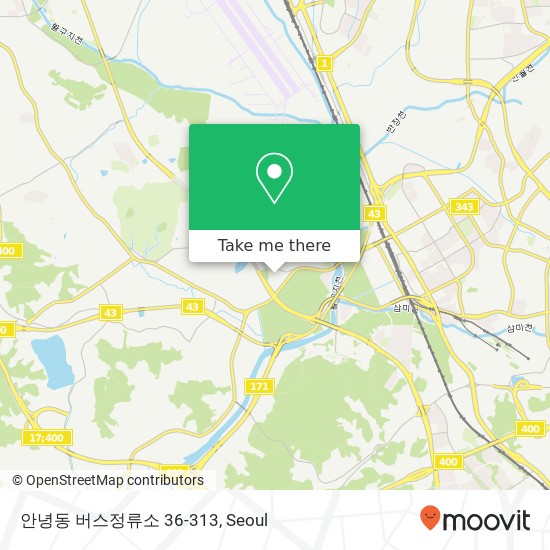 안녕동 버스정류소 36-313 map