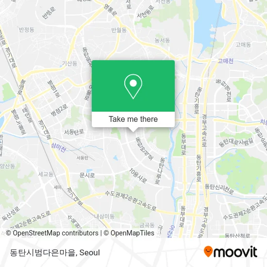 동탄시범다은마을 map