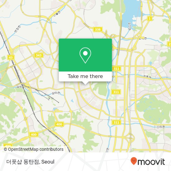 더풋샵 동탄점 map