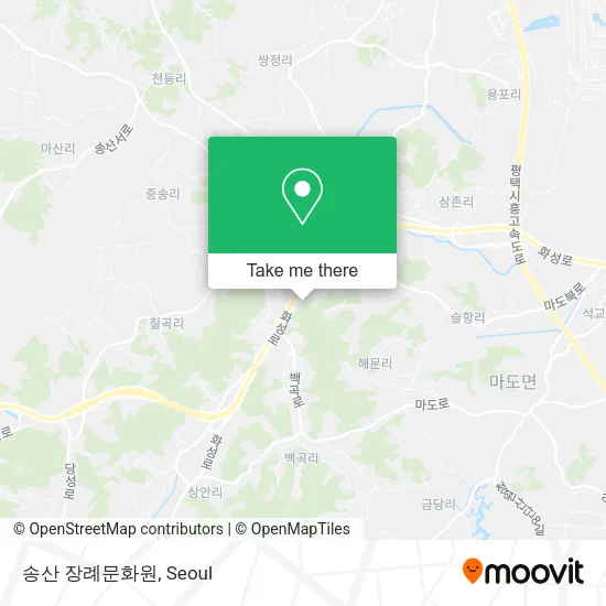 송산 장례문화원 map
