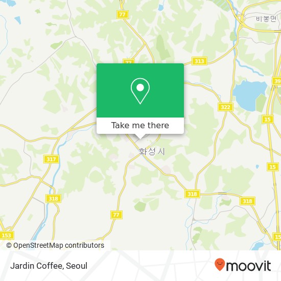 Jardin Coffee map
