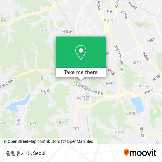 왕림휴게소 map