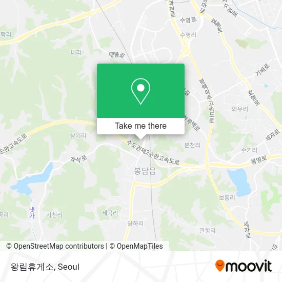 왕림휴게소 map
