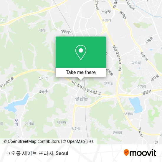 코오롱 세이브 프라자 map