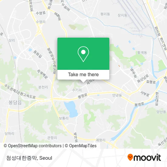 첨성대한증막 map