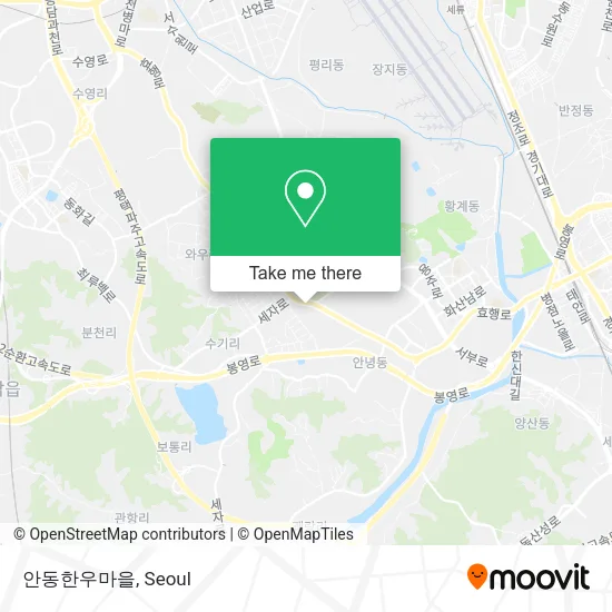 안동한우마을 map