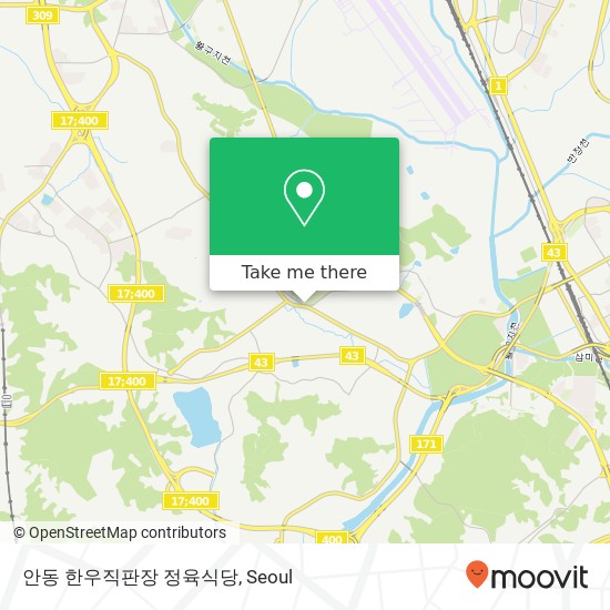 안동 한우직판장 정육식당 map