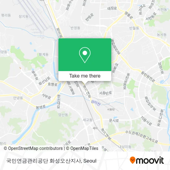 국민연금관리공단 화성오산지사 map