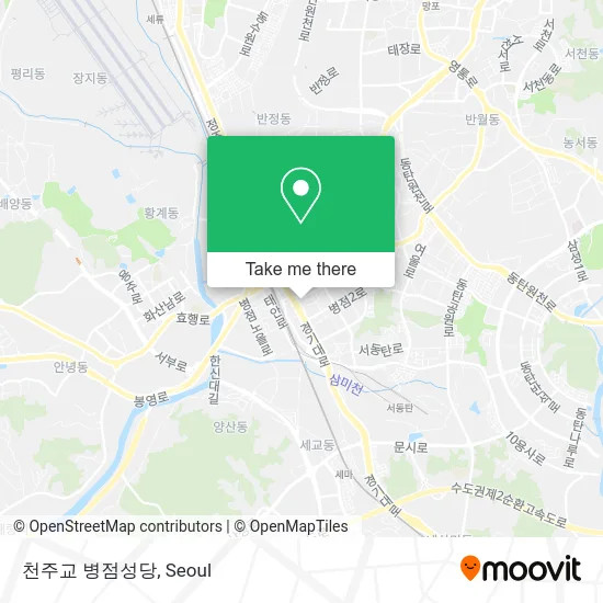 천주교 병점성당 map