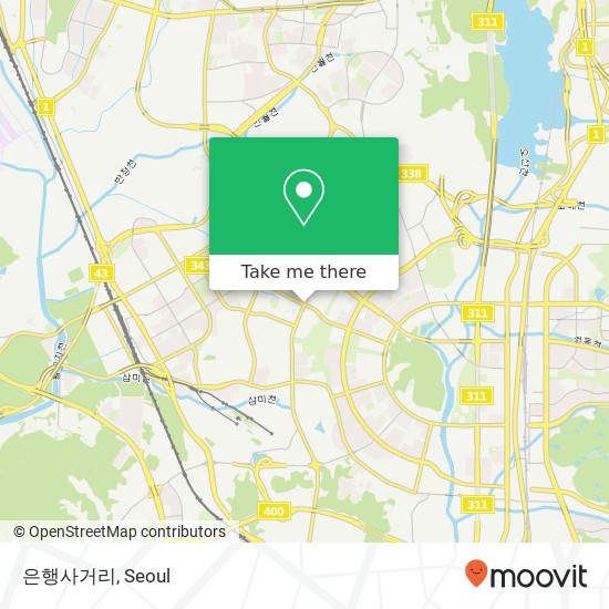 은행사거리 map