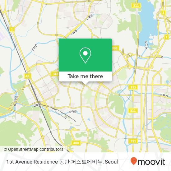 1st Avenue Residence 동탄 퍼스트에비뉴 map