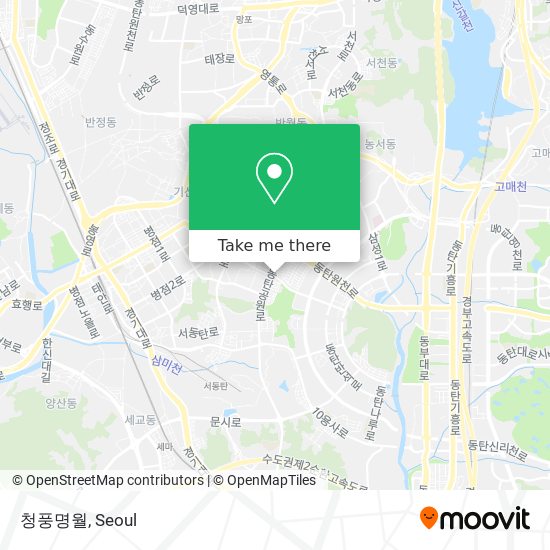 청풍명월 map