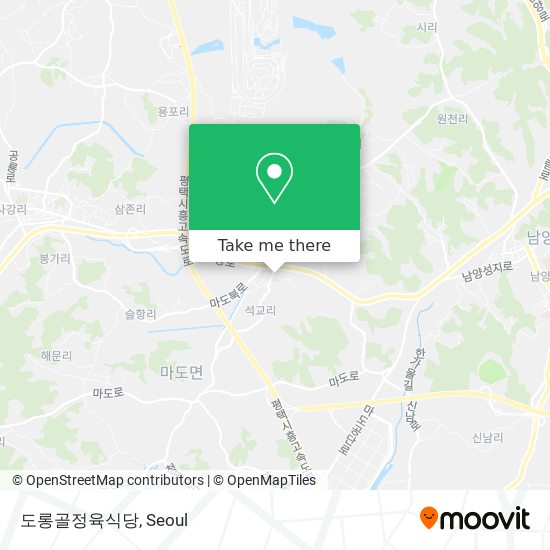 도롱골정육식당 map