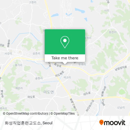 화성직업훈련교도소 map