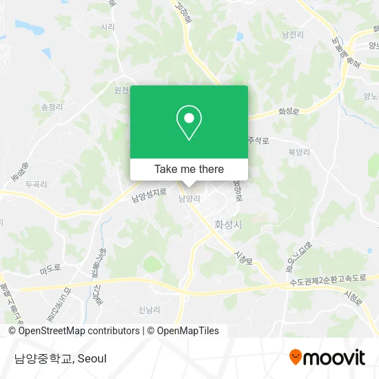남양중학교 map