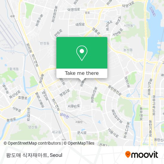 왕도매 식자재마트 map
