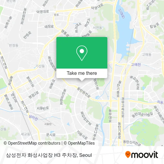삼성전자 화성사업장 H3 주차장 map