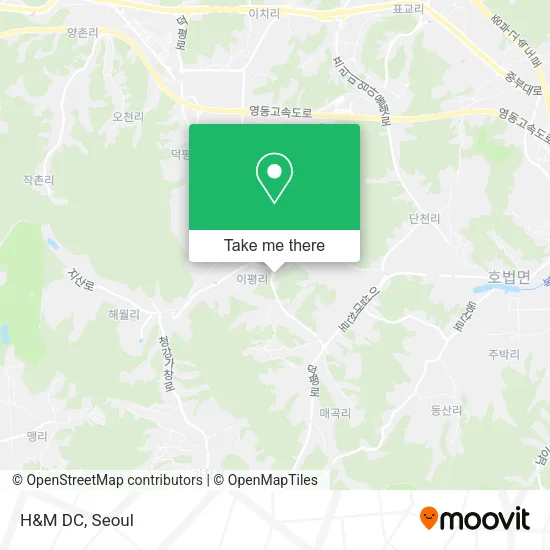 H&M DC map