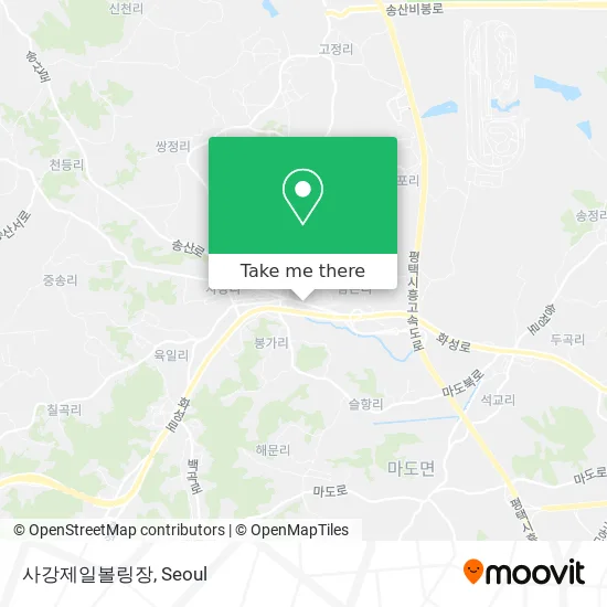 사강제일볼링장 map