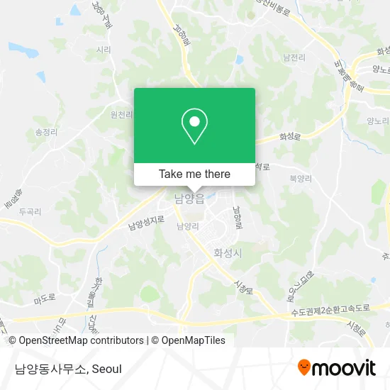 남양동사무소 map