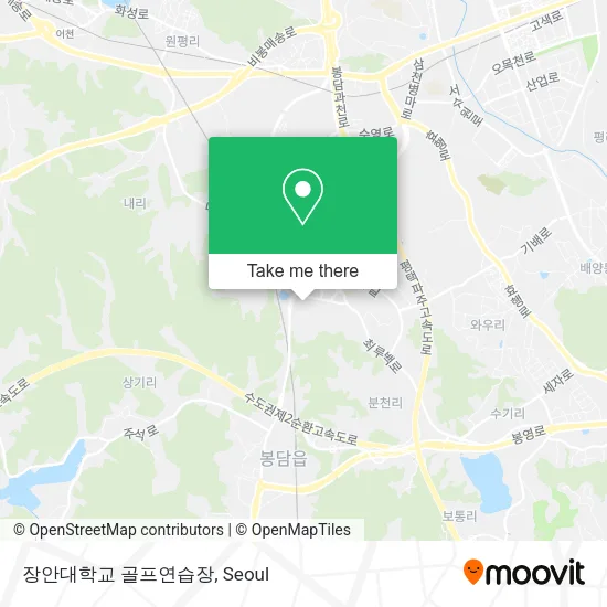 장안대학교 골프연습장 map