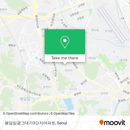 봉담임광그대가3단지아파트 map
