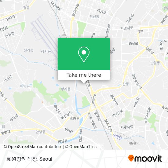 효원장례식장 map