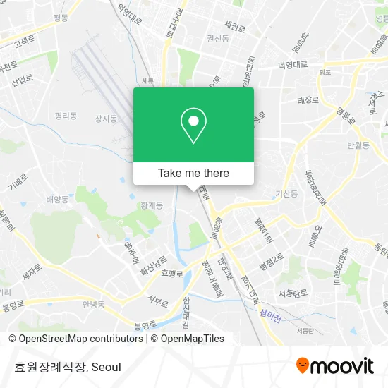 효원장례식장 map