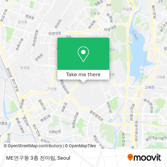 ME연구동 3층 전마팀 map
