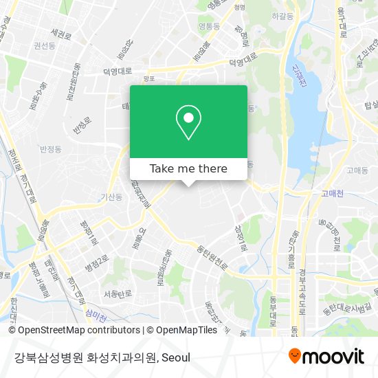 강북삼성병원 화성치과의원 map