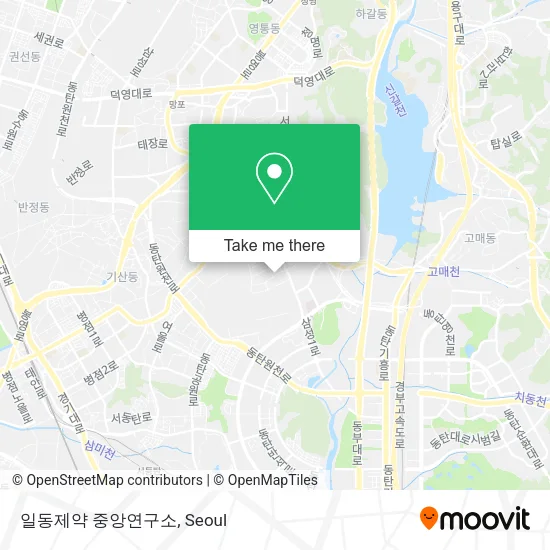 일동제약 중앙연구소 map