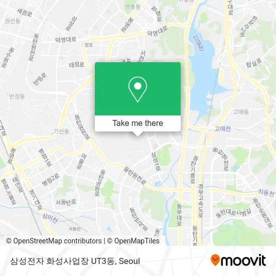삼성전자 화성사업장 UT3동 map