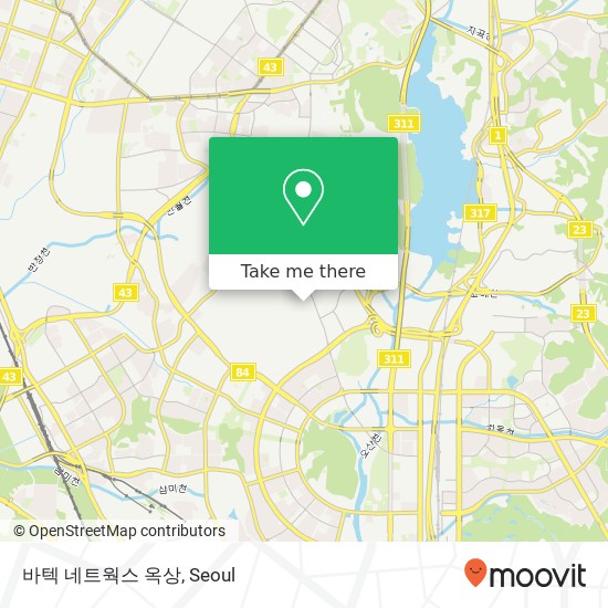 바텍 네트웍스 옥상 map