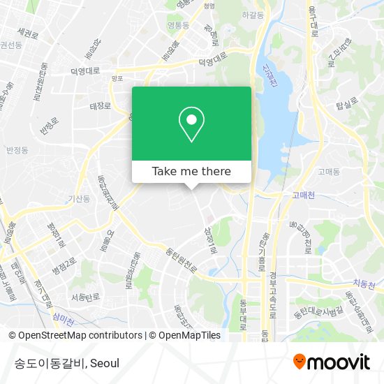 송도이동갈비 map