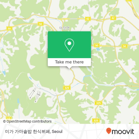 미가 가마솥밥 한식뷔페 map
